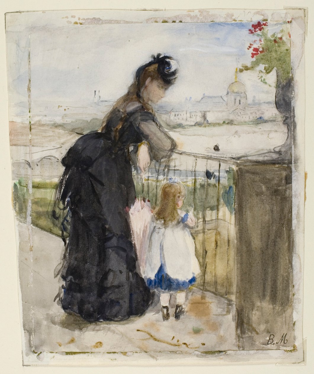 Na balkonie autorstwa Berthe Morisot