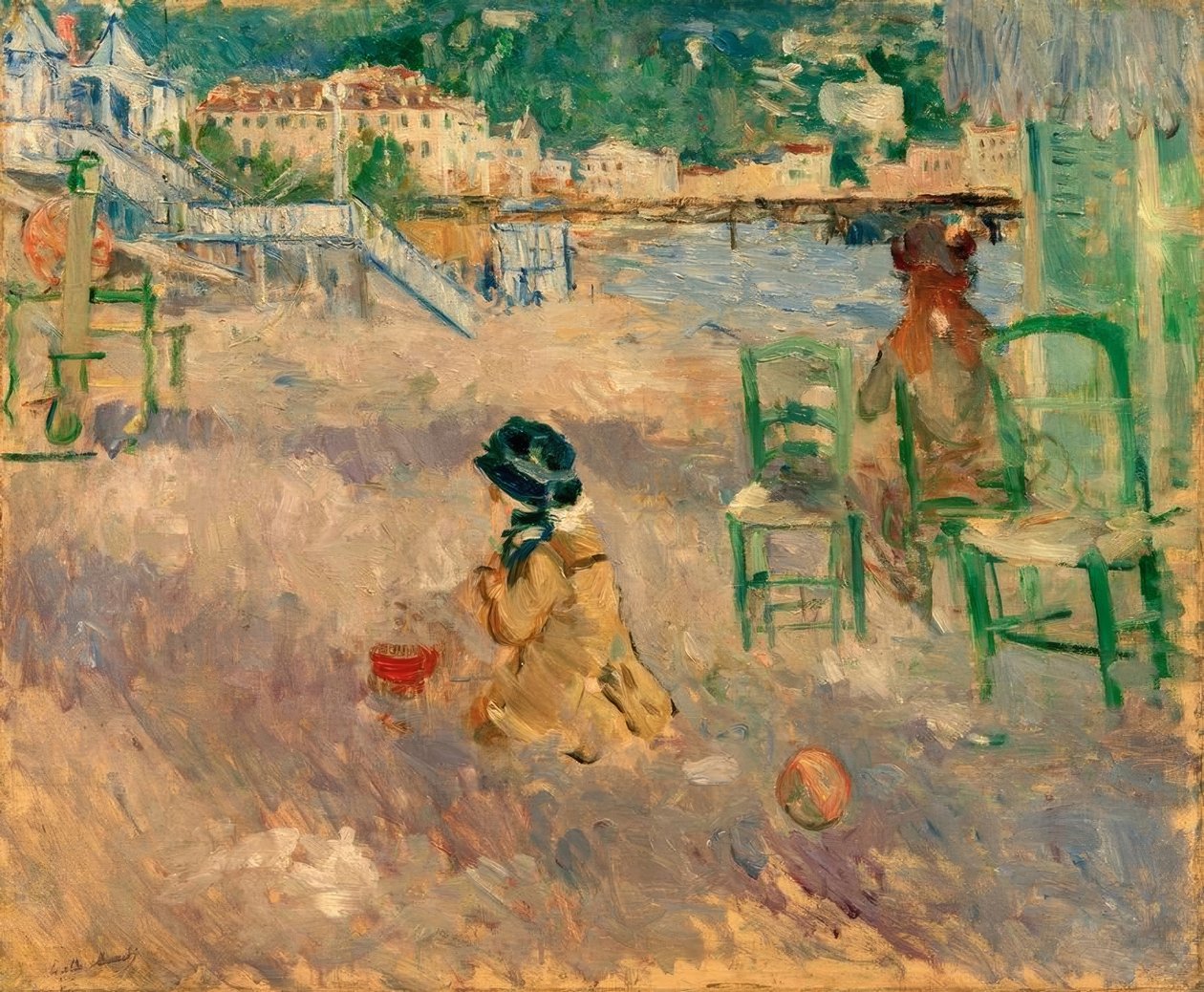 Ładna plaża? autorstwa Berthe Morisot