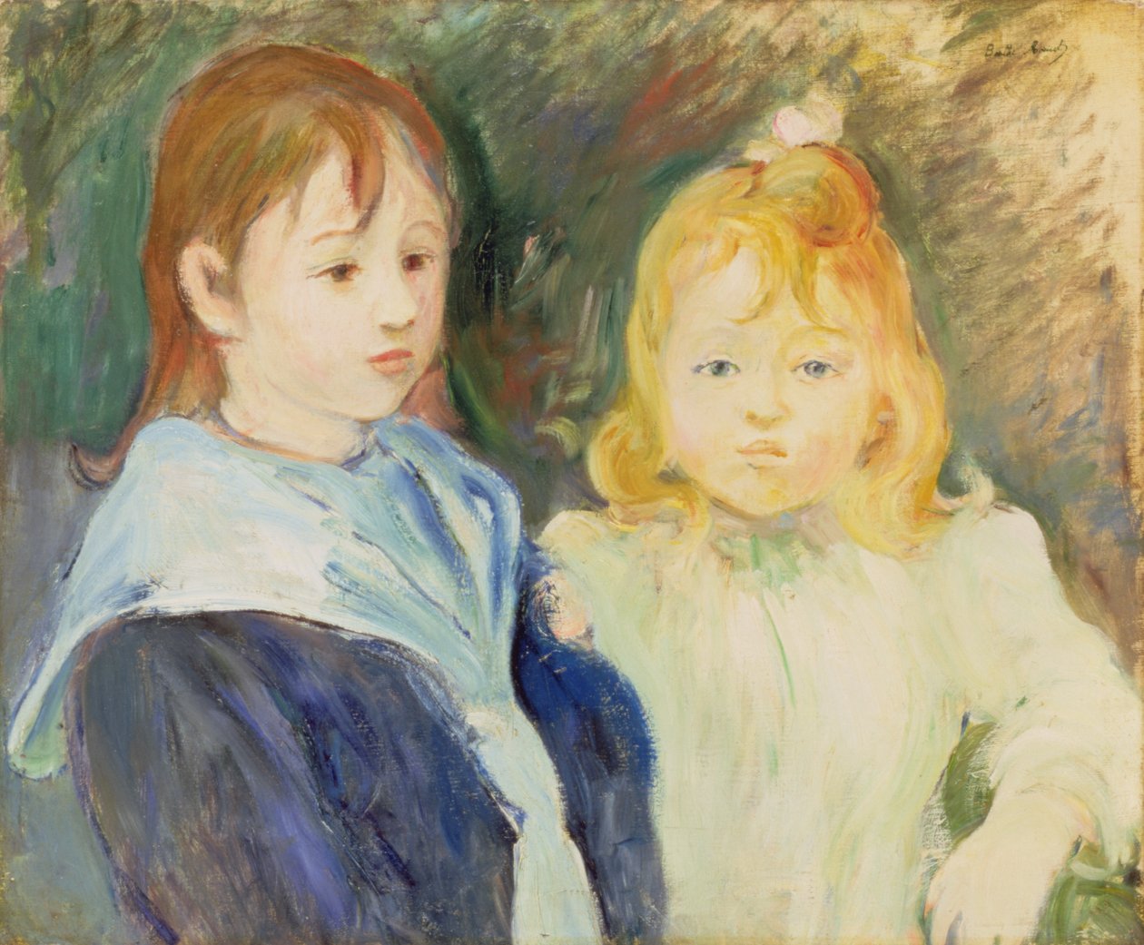 Portret dwojga dzieci, 1893 autorstwa Berthe Morisot
