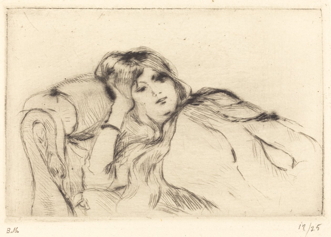 Odpoczynek, 18881890. autorstwa Berthe Morisot