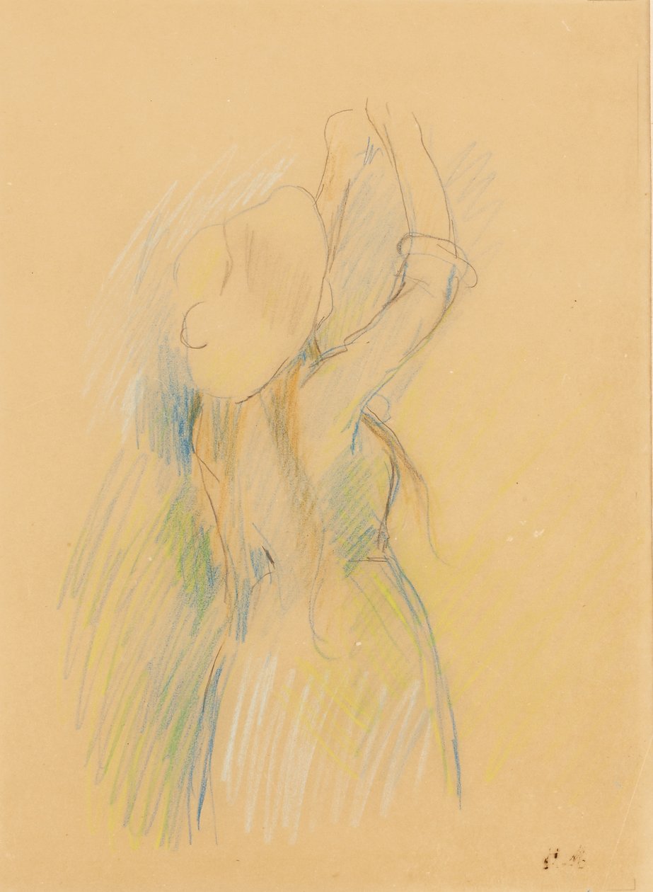 Studium do „Wiśniowego drzewa”, 1891 autorstwa Berthe Morisot