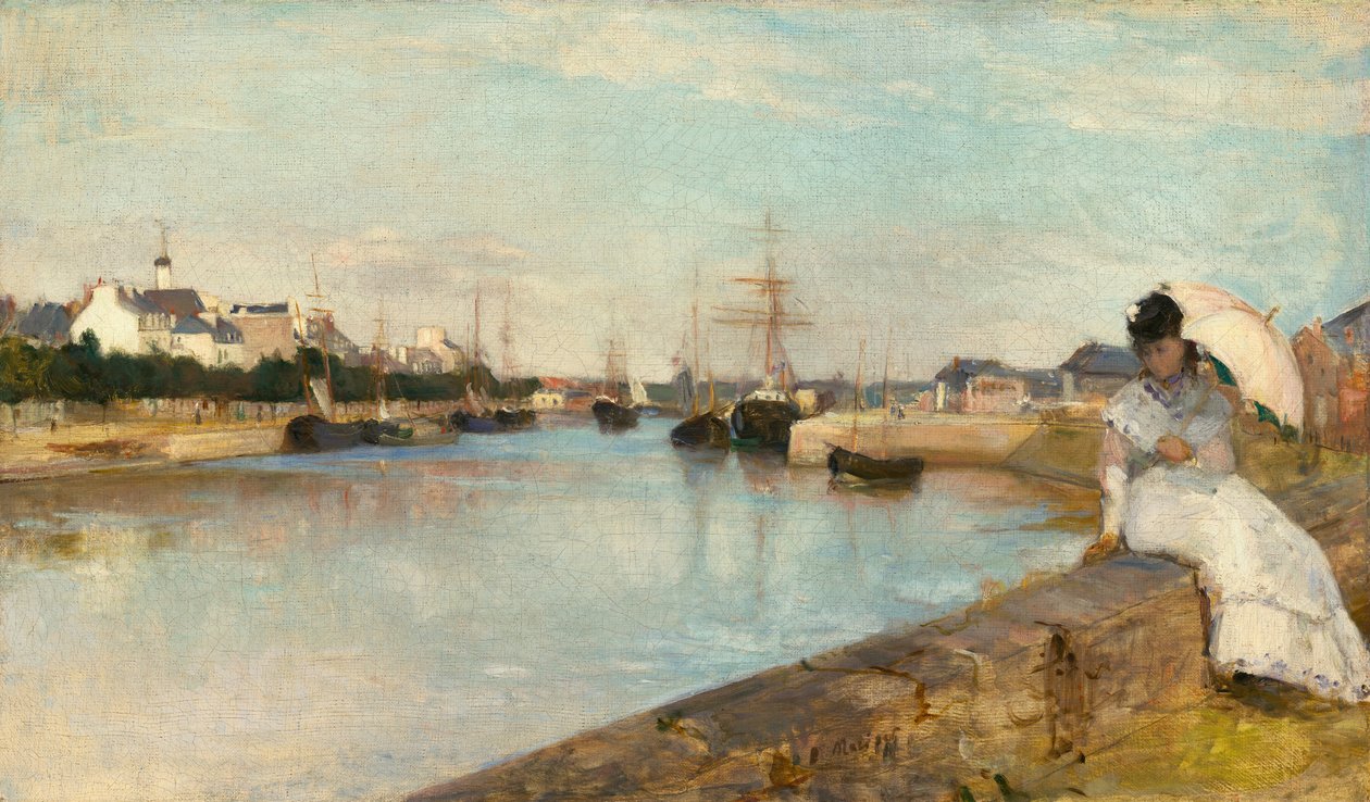 Port w Lorient autorstwa Berthe Morisot