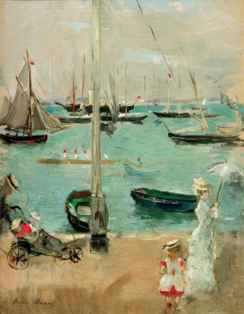 West Cowes, Wyspa Wight autorstwa Berthe Morisot