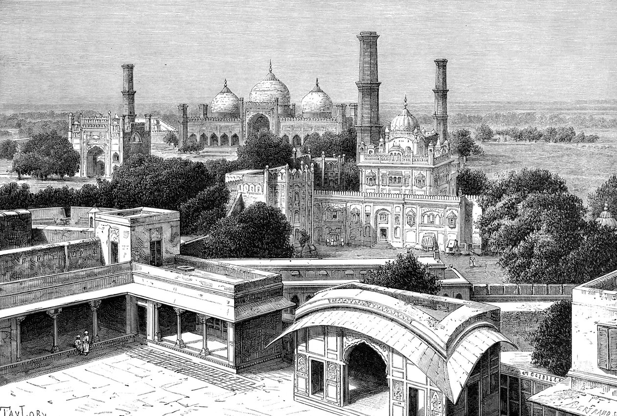Lahore, Pakistan, 1895. autorstwa Auguste Bertrand