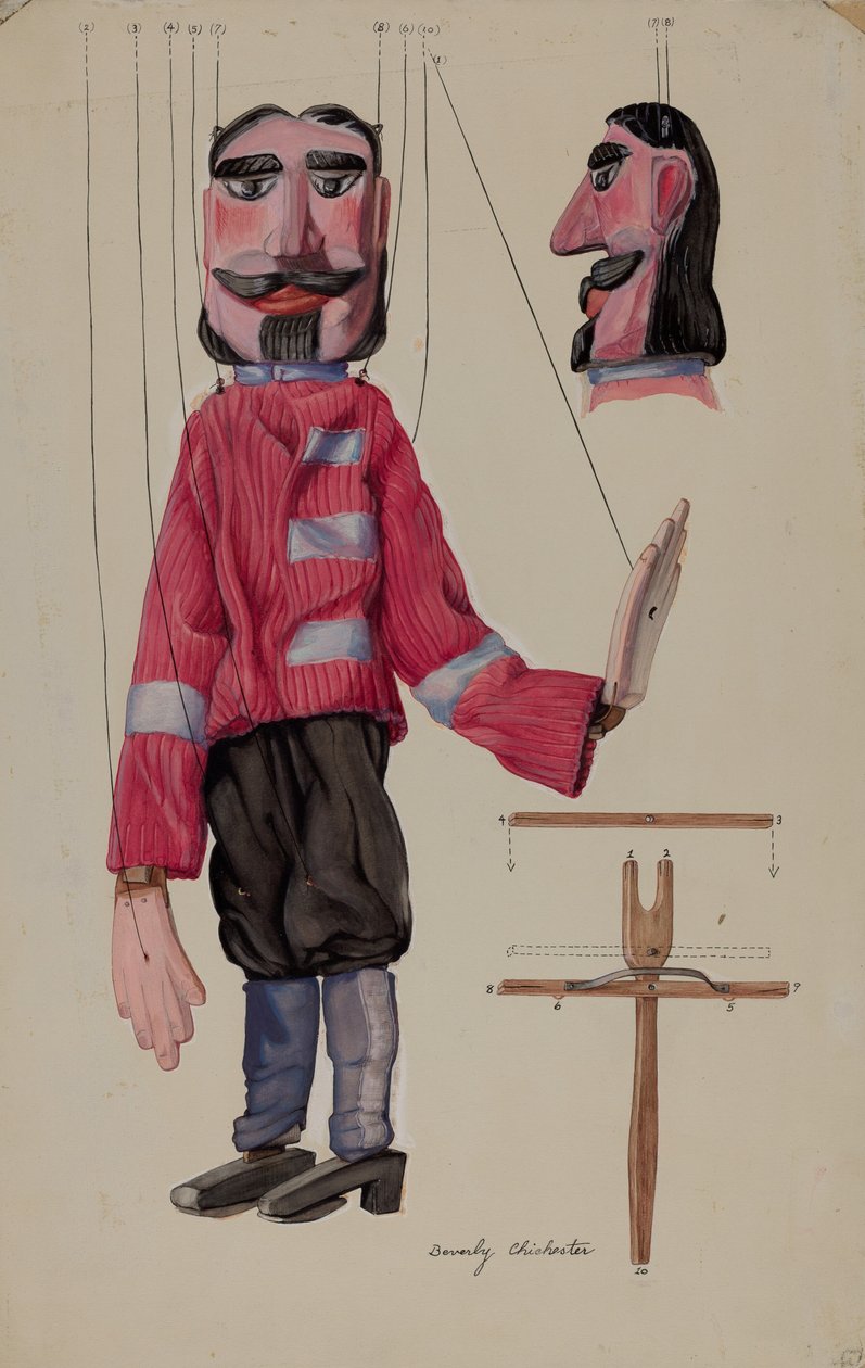 Marionetka autorstwa Beverly Chichester