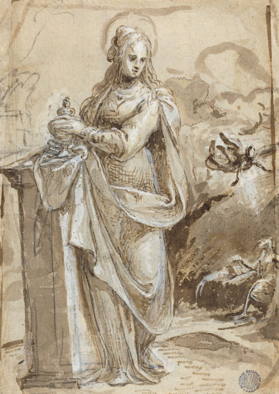 Maria Magdalena [verso] autorstwa Biagio Pupini