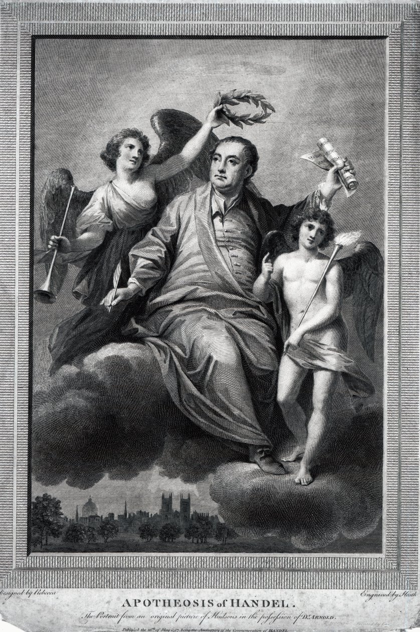 Apoteoza Haendla, 1787 autorstwa Biagio Rebecca