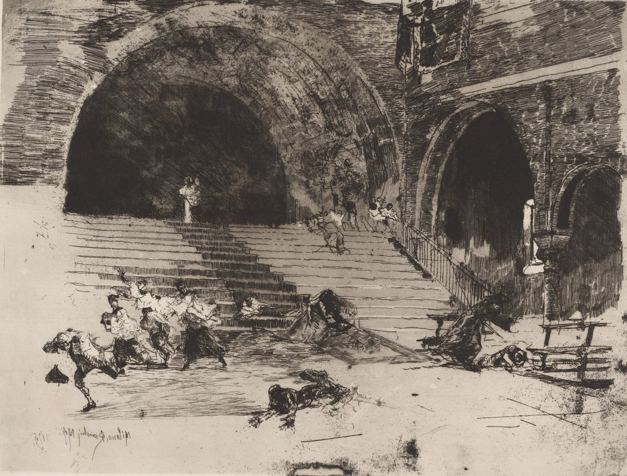 Cud Un Miracle, 1874. autorstwa Bianchi Mose