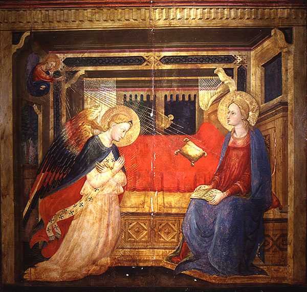 Zwiastowanie (tempera na panelu) autorstwa Bicci di Lorenzo
