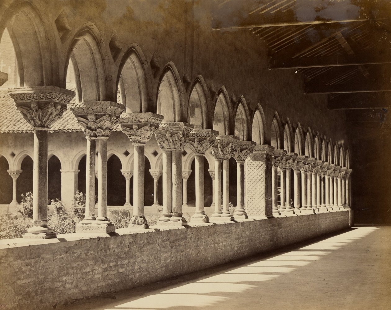 Klasztor Moissac autorstwa Bisson Frères
