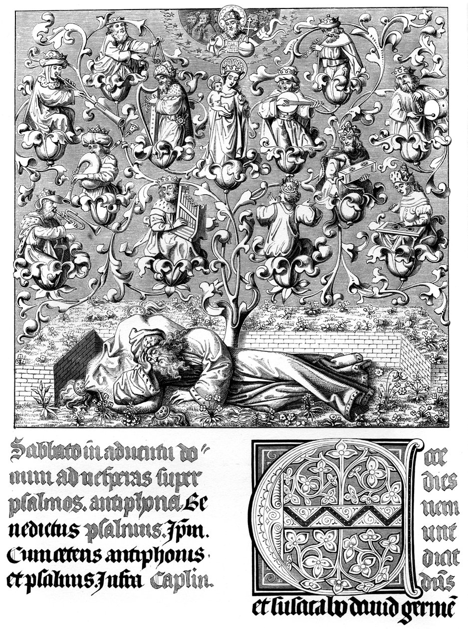 Niebiański koncert, XV wiek 1849. autorstwa Bisson and Cottard