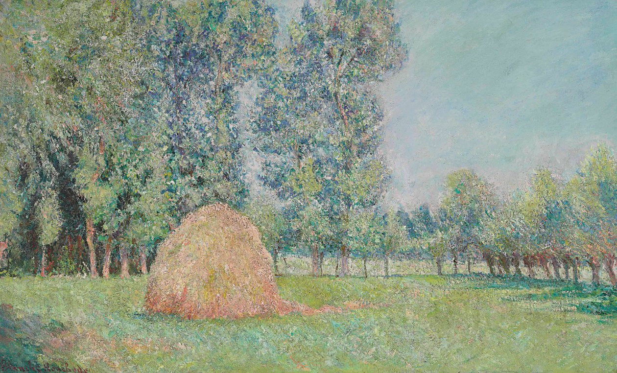 Kamień młyński, Plains of Ajoux, Giverny autorstwa Blanche Hoschede Monet