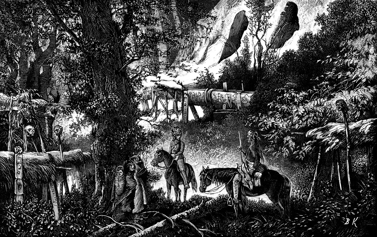 Cmentarz Indian Navajo autorstwa Bohuslav Kroupa