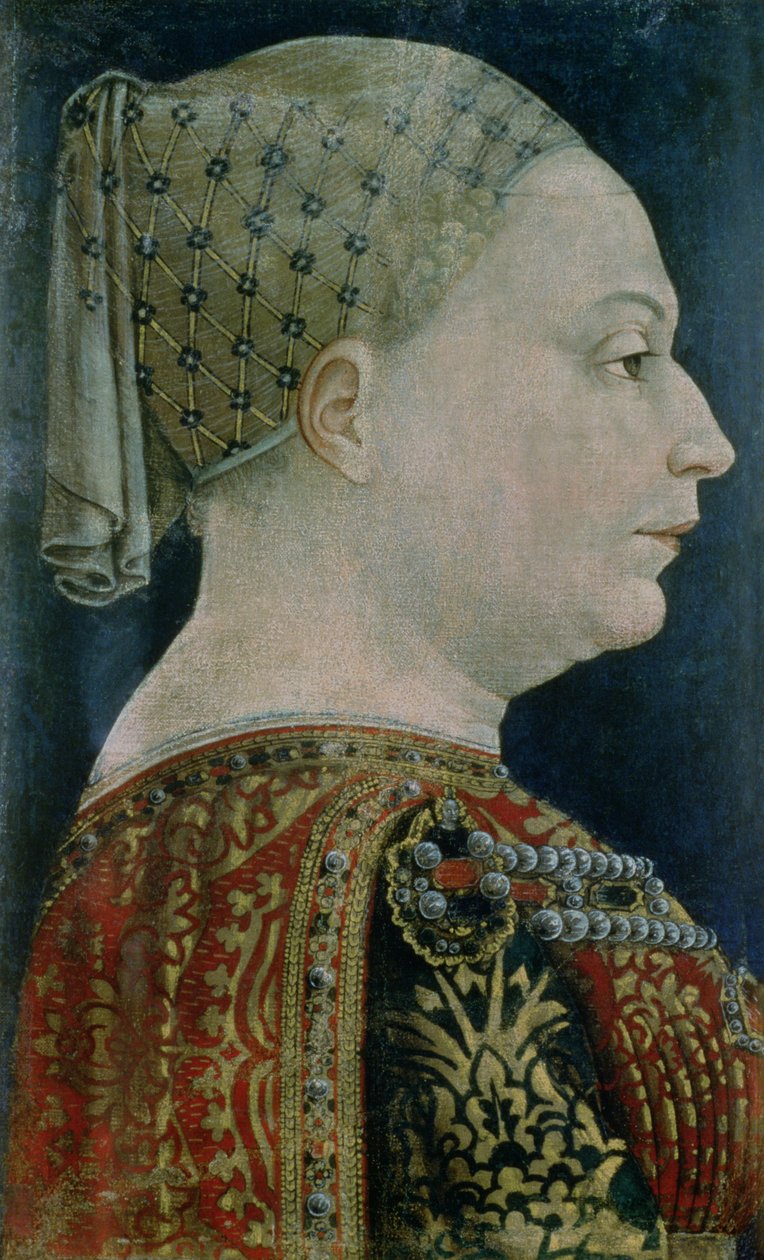 Portret Marii Sforza autorstwa Bonifacio Bembo