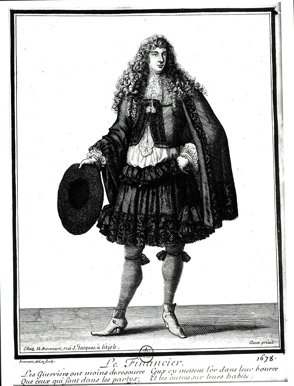 بانکر، 1678 پولی autorstwa Nicolas Bonnart