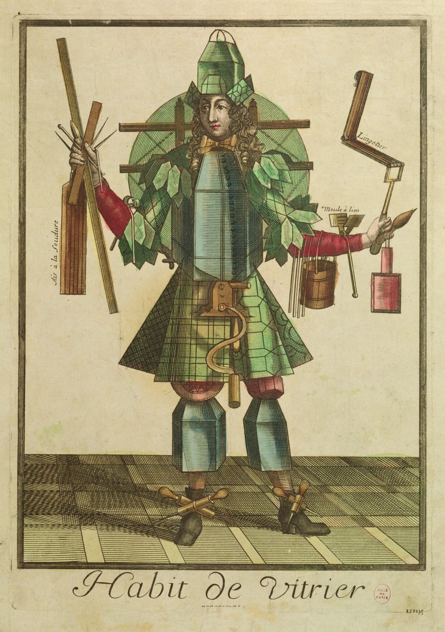 Kostium szklarza autorstwa Bonnart 1650 1750 Bonnart 1650 1750
