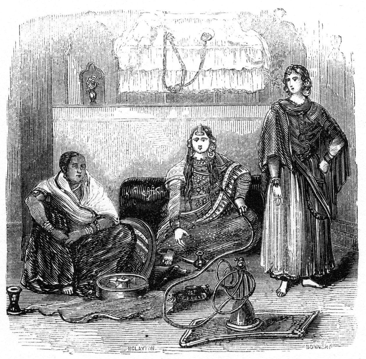 Zenana, 1847 autorstwa Bonner