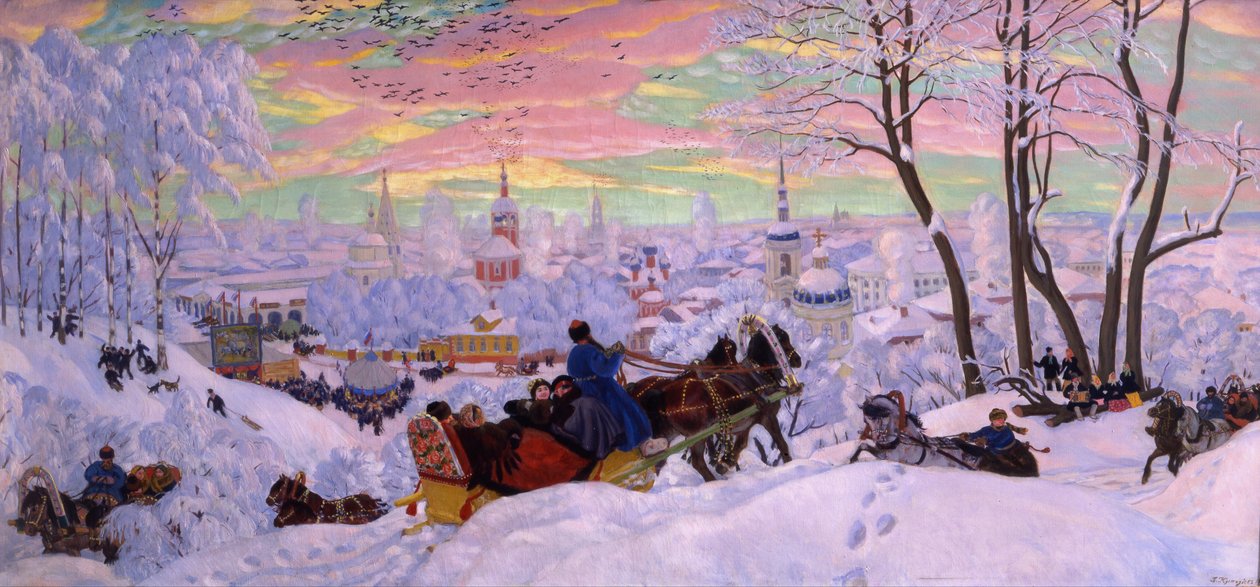 ostatki autorstwa Boris Mikhailovich Kustodiev