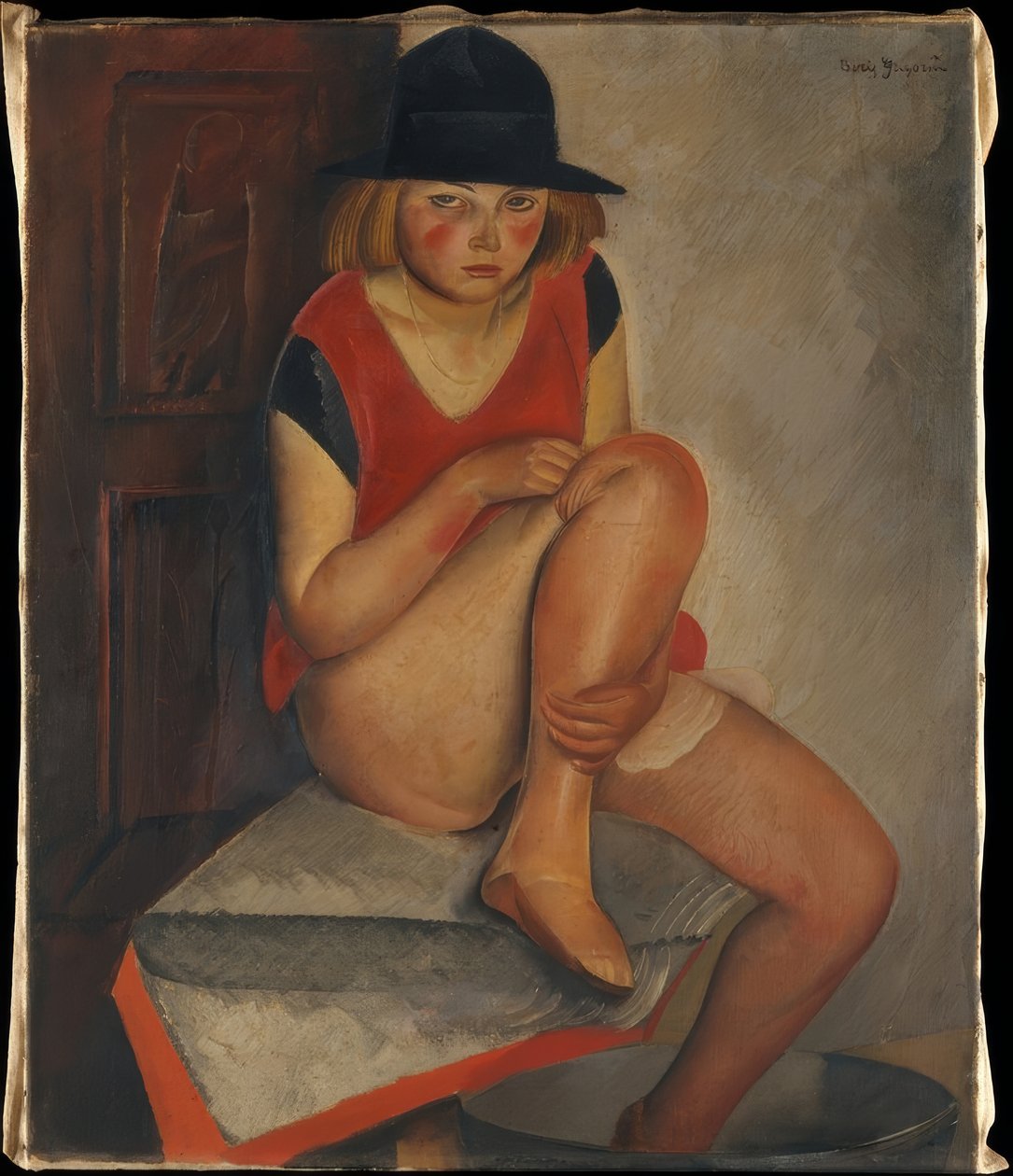 Modelka autorstwa Boris D. Grigorjew