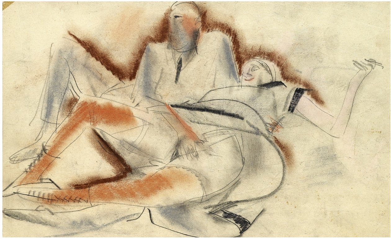 Erotyczne Rysowanie autorstwa Boris Dmitrievich Grigoriev
