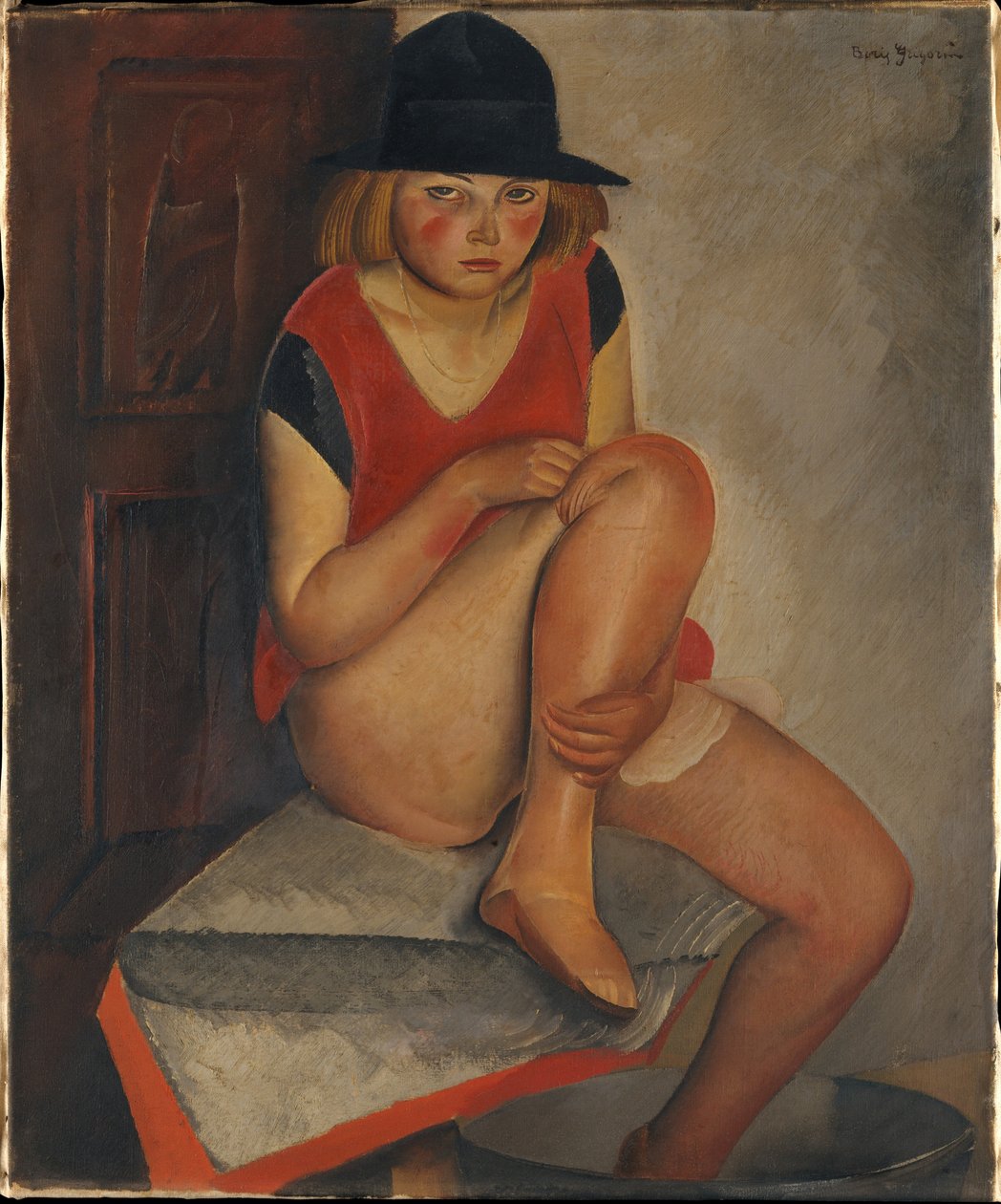 Model, ok. 1926 autorstwa Boris Dmitrievich Grigoriev