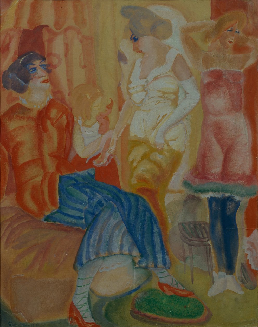 Kobiety, 1916 autorstwa Boris Dmitrievich Grigoriev