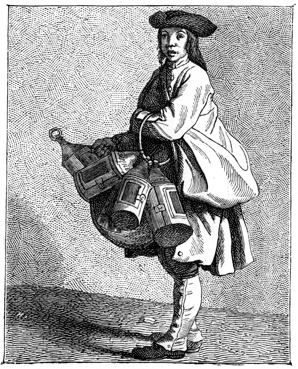 Kupiec latarni, 1737-1742. autorstwa Bouchardon