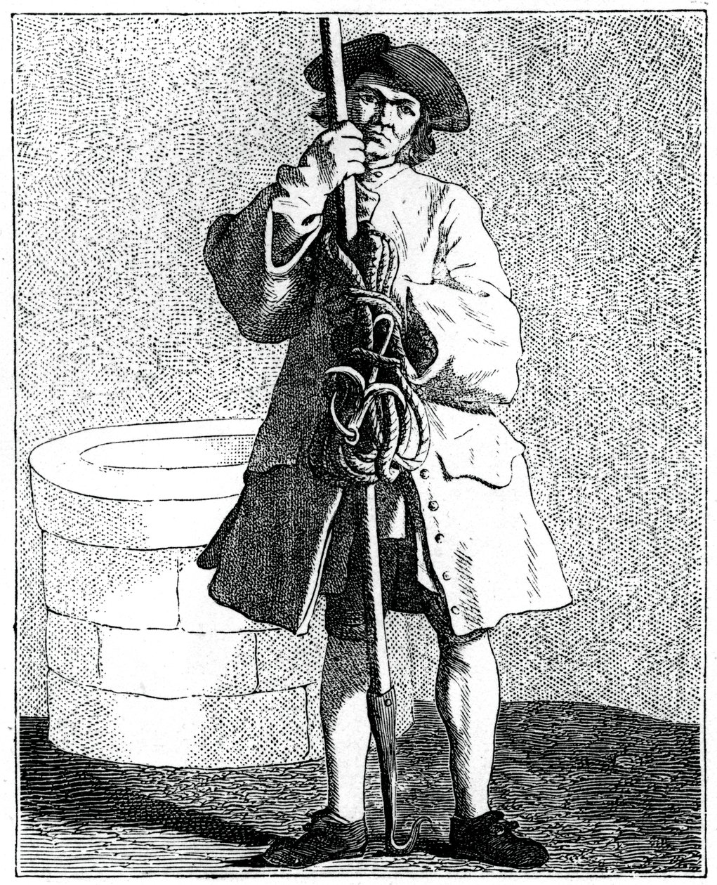 Oczyszczacz studni, 1737-1742. autorstwa Bouchardon