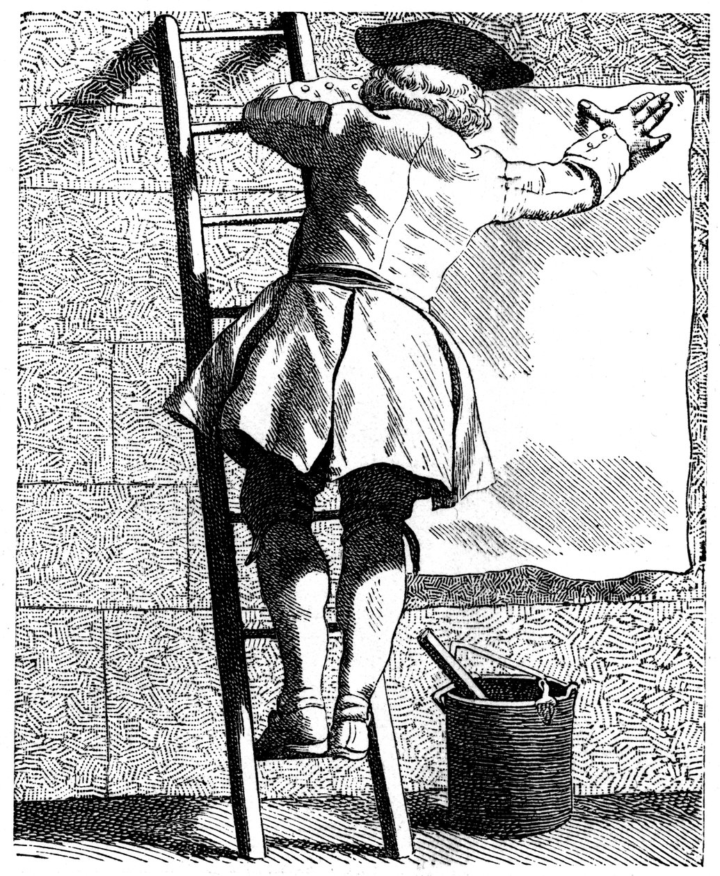 Naklejka z rachunkiem, 1737-1742. autorstwa Bouchardon