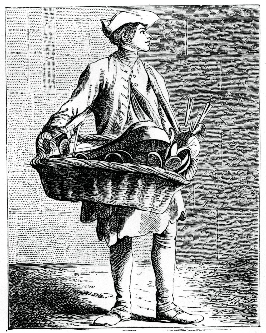 Kupię łyżki i szpilki do smażenia!, 1737-1742. autorstwa Bouchardon