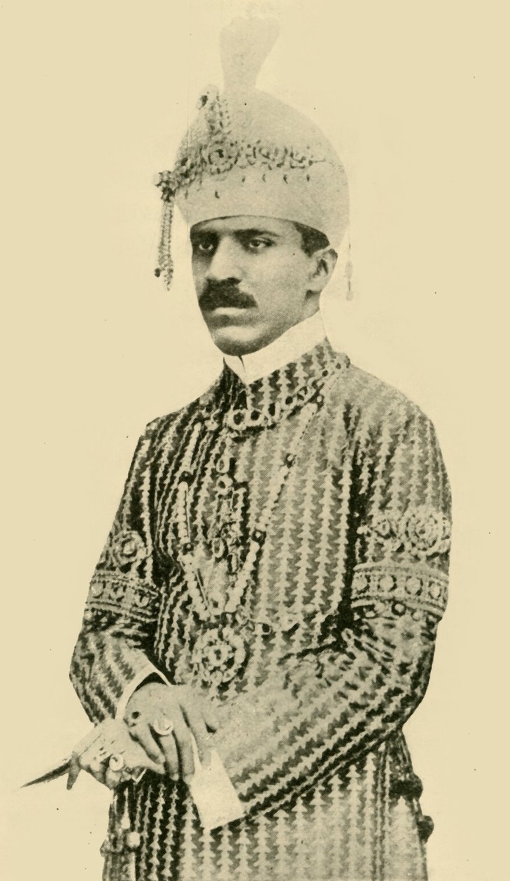 „Nizam z Hyderabadu”, c1911, c1920. autorstwa Bourne and Shepherd