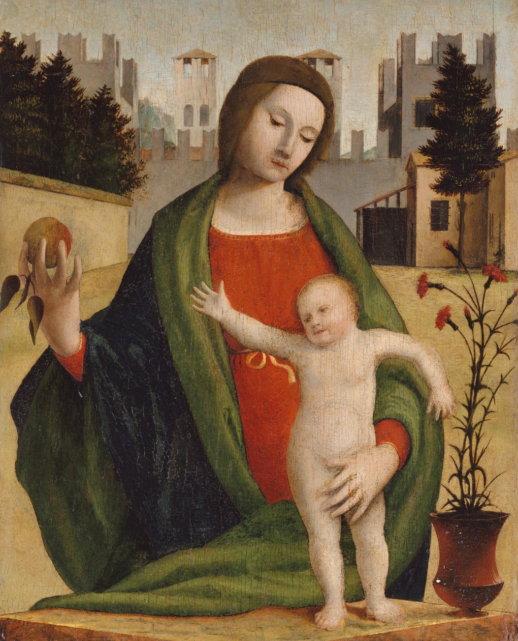 Madonna z Dzieciątkiem, przed 1508 r. autorstwa Bramantino