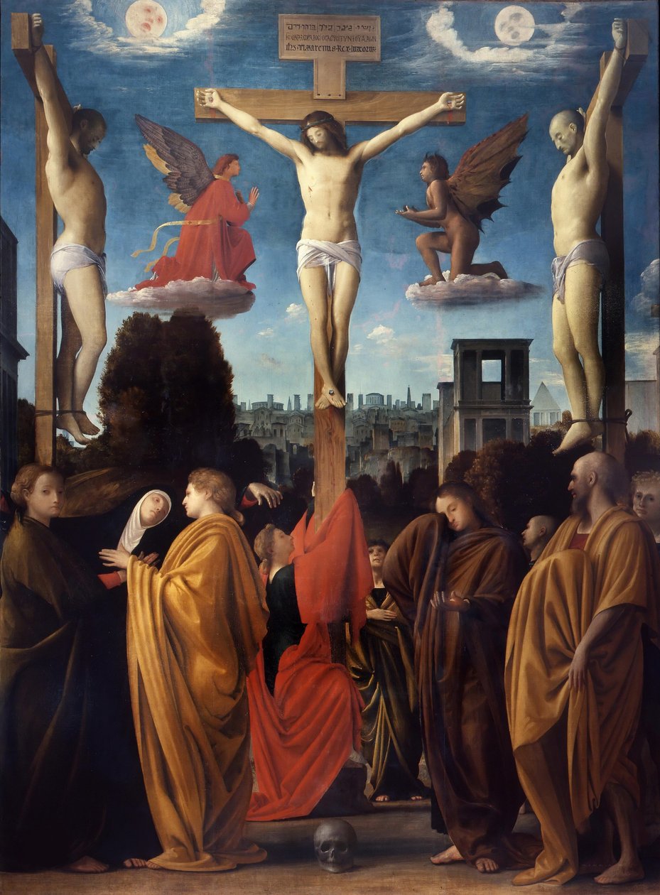 Ukrzyżowanie, ca. 1505-1510. autorstwa Bramantino