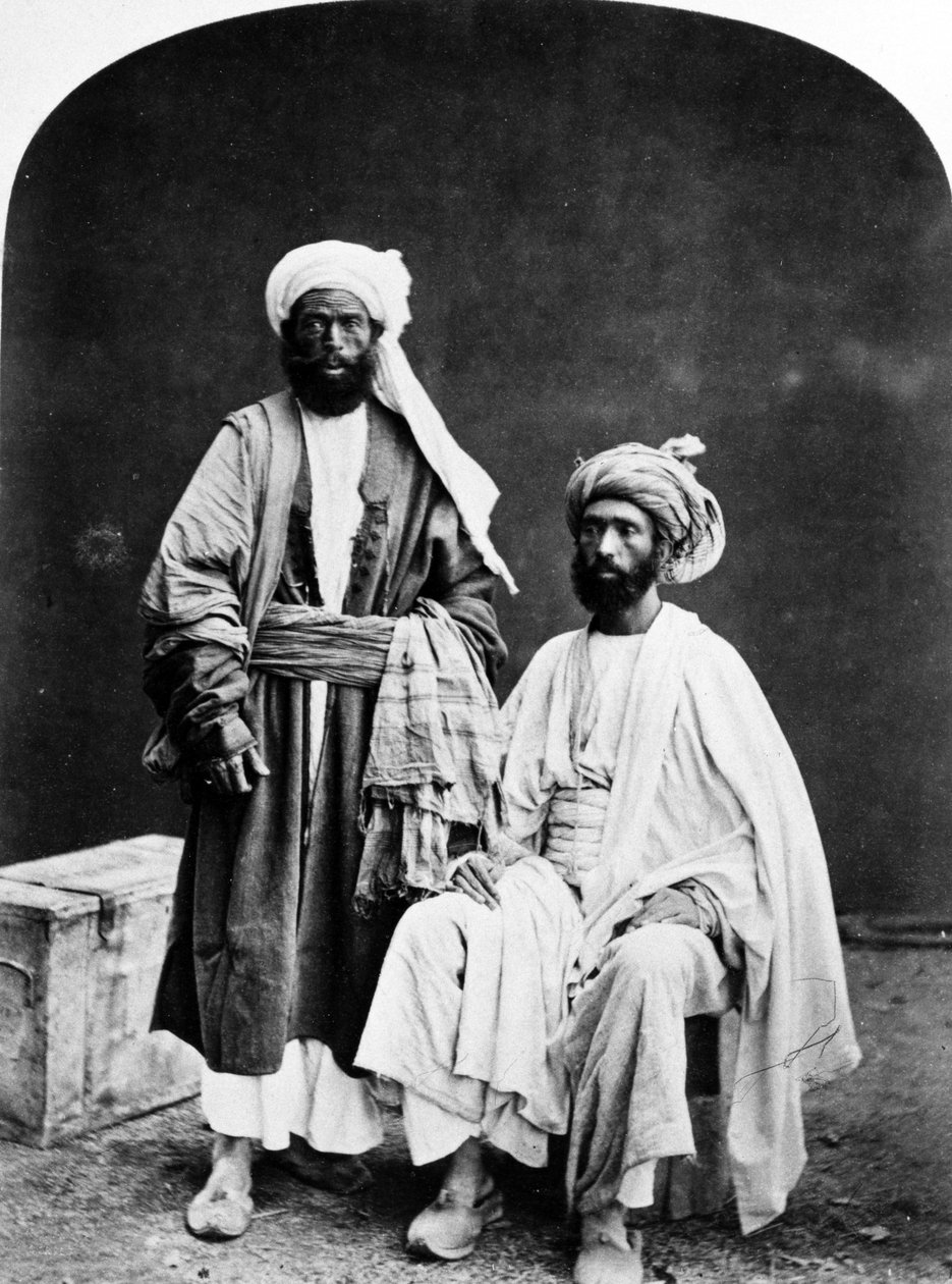 Afgańscy kupcy, ok. 1860-70 autorstwa British Photographer