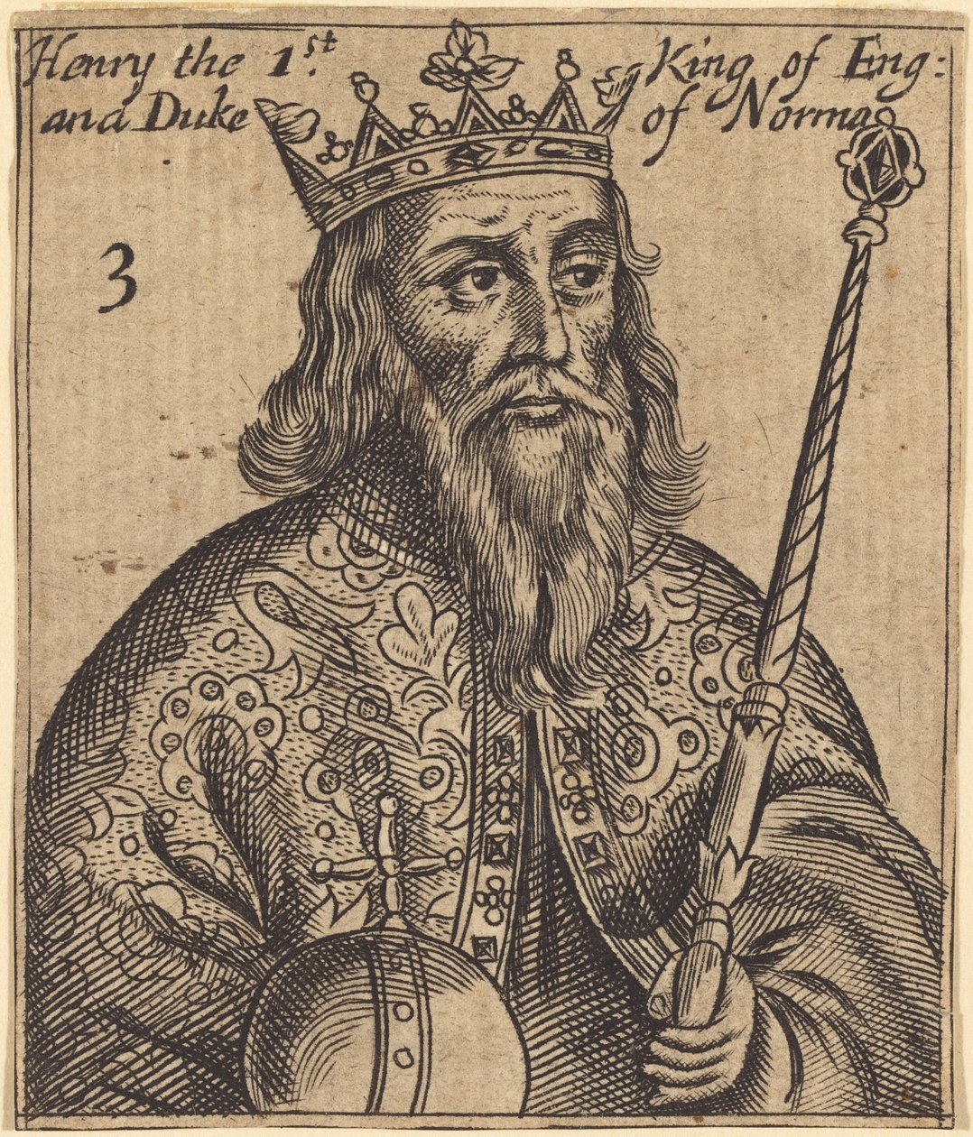 Henryk I, król Anglii autorstwa British 17th Century