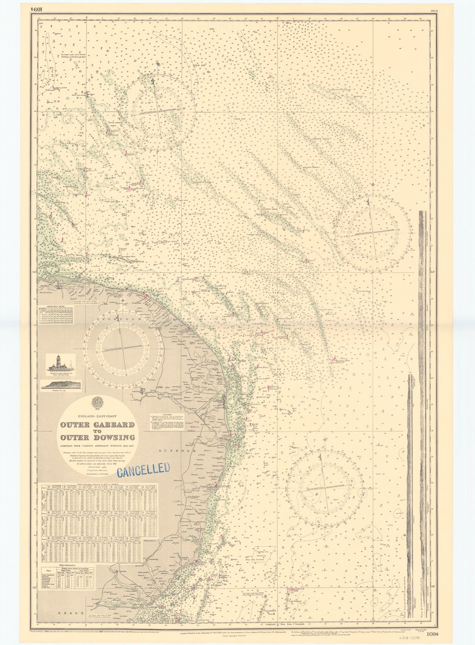Anglia-Wschodnie Wybrzeże. Od Outer Gabbard do Outer Dowsing autorstwa British School