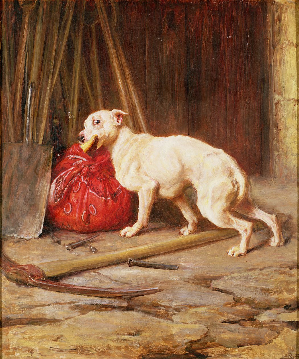Drobna kradzież, 1888 autorstwa Briton Riviere