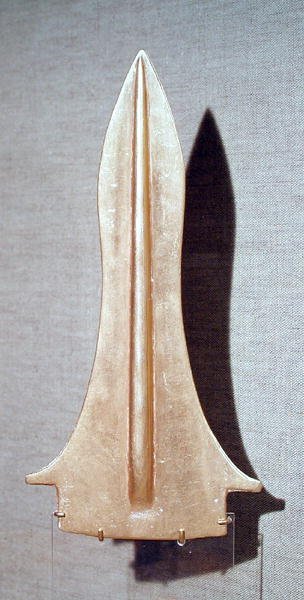 Sztylet, 1500-1250 p.n.e. (złoto) autorstwa Bronze Age