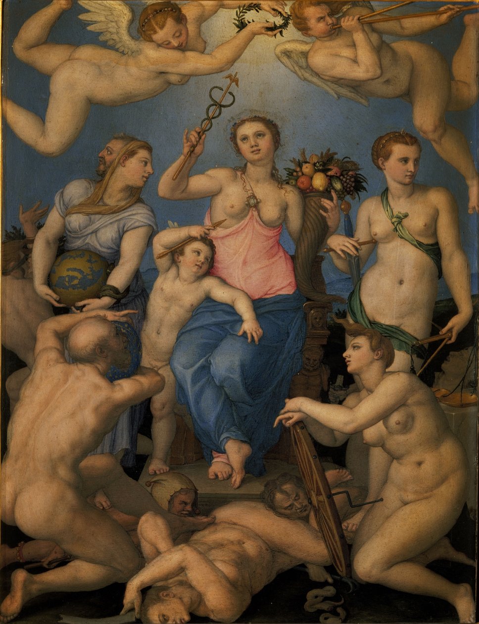 Alegoria fortuny autorstwa Bronzino