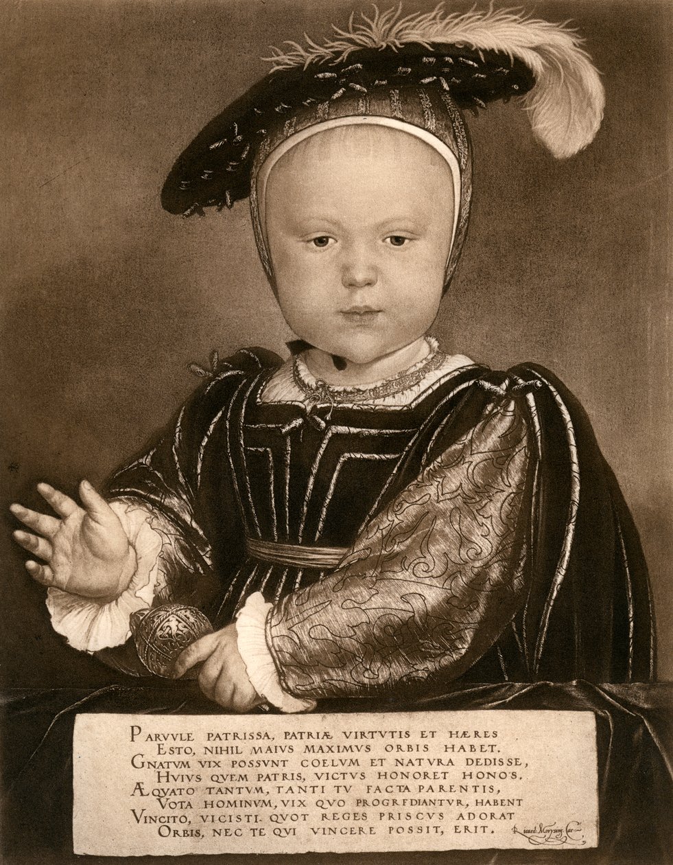 „Książę Edward, późniejszy król Edward VI”, ok. 1540, 1902. autorstwa Bruckmann