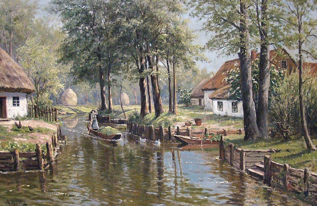 Widok na Szprewald autorstwa Bruno Moras