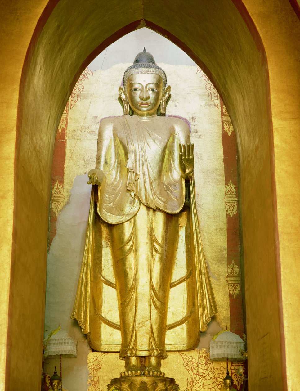Stojący Budda (złoty) autorstwa Burmese School