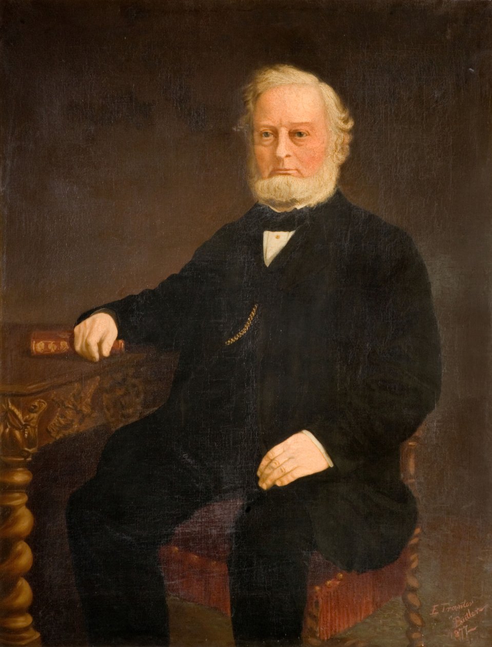 Portret Williama Trantera, 1860-1890. autorstwa Butler E Tranter