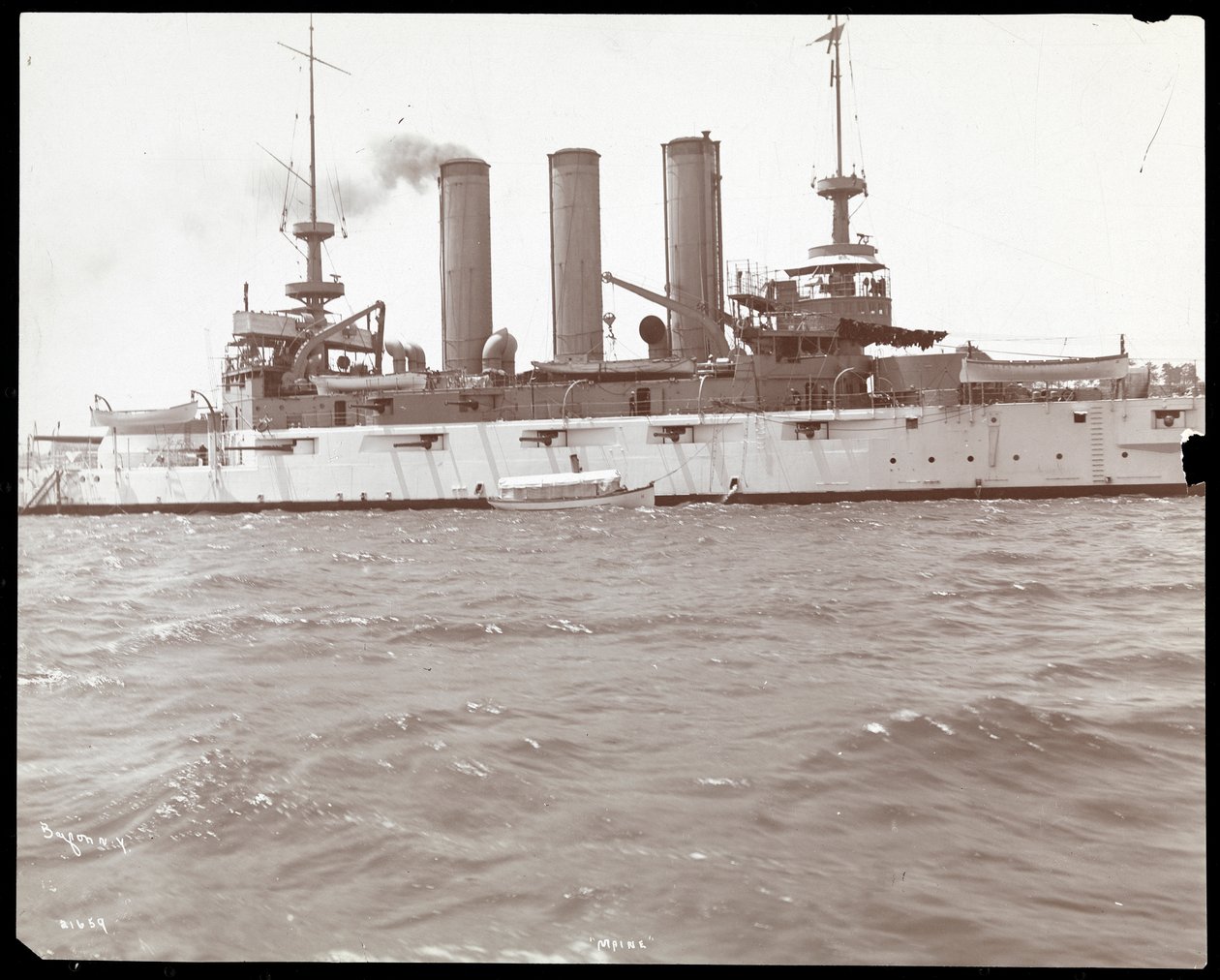 Szeroki widok na USA Maine, 1906 (srebrny odbitka żelatynowa) autorstwa Byron Company