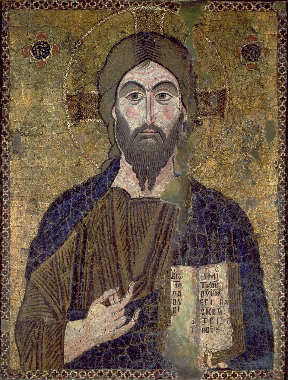 Chrystus Pantokrator (mozaika) autorstwa Byzantine