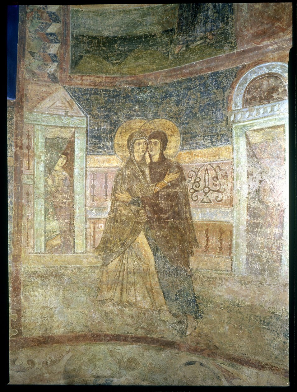 Nawiedzenie, fragment wnętrza kaplicy autorstwa Byzantine