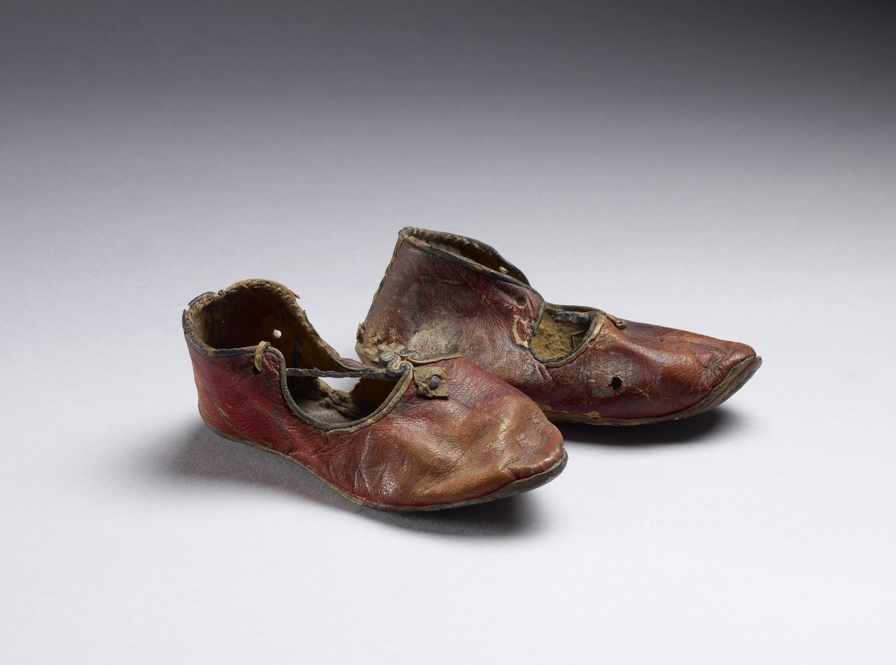 Para butów dla dzieci (skórzane) autorstwa Byzantine Period, Egyptian
