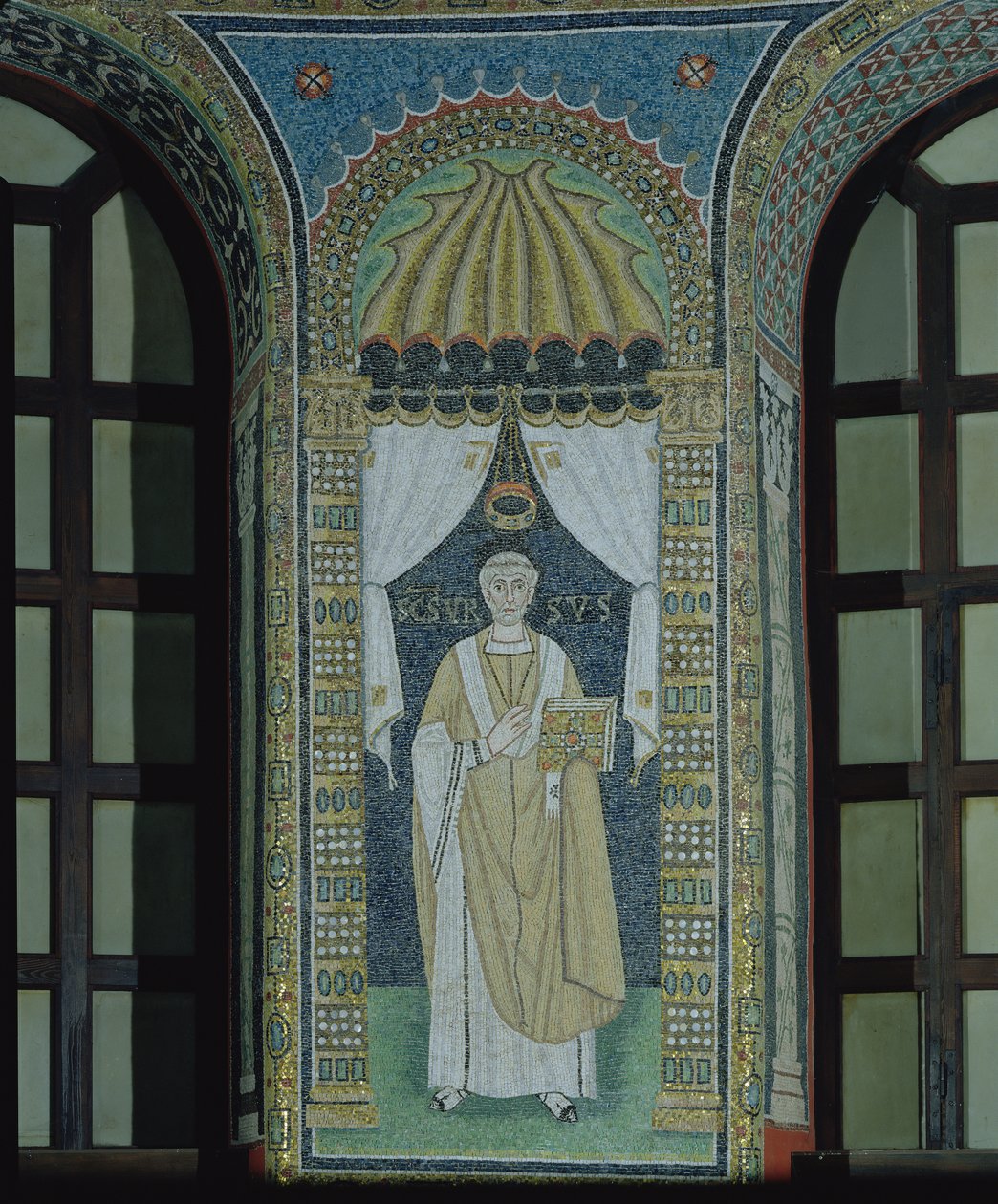 Orso, biskup Rawenny (mozaika) autorstwa Byzantine School