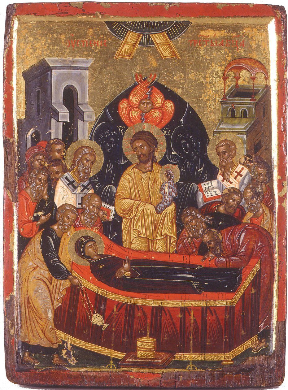 Zaśnięcie Dziewicy autorstwa Byzantine