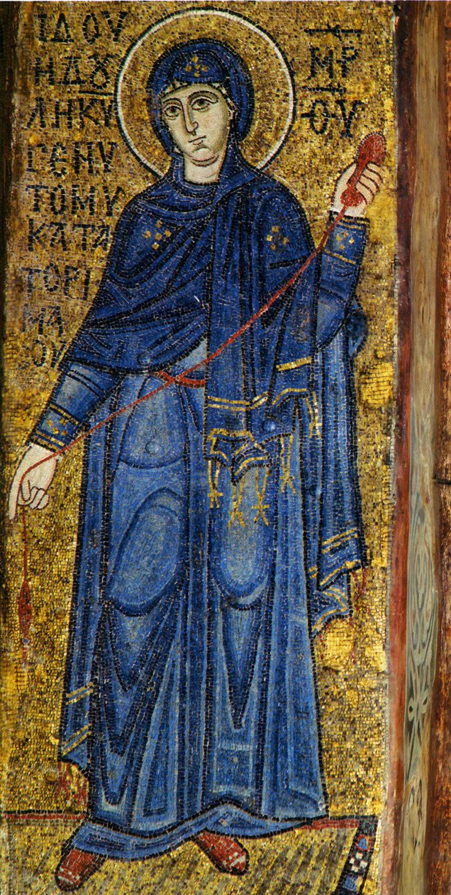 Dziewica od Zwiastowania, XI w. autorstwa Byzantine Byzantine